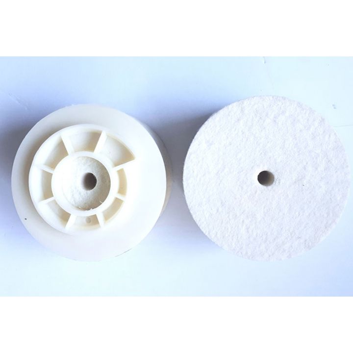 Повсть біла 100 мм х 40 мм товщ. Ганчіркова під черепашку